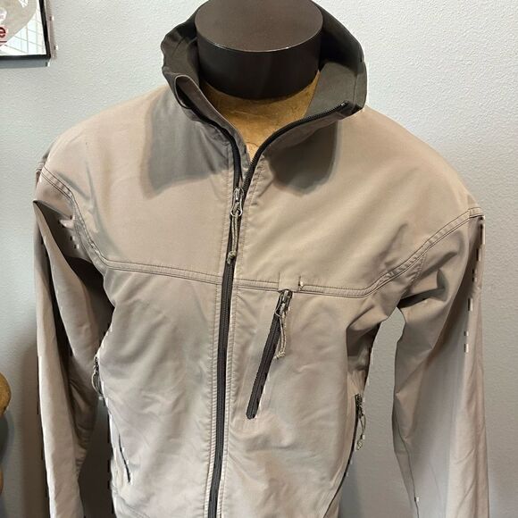 Columbia Titanium Mens Medium Beige Jacket - Picture 1 of 5